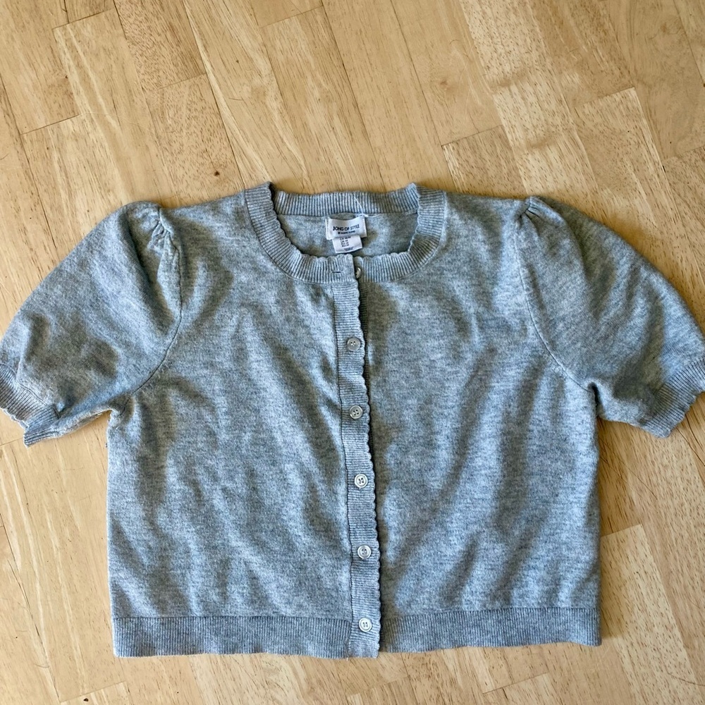 Song of Style Light Gray Knit Cardigan